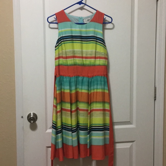J. Taylor Dresses & Skirts - J. Taylor multicolor stripe size 4 dress
